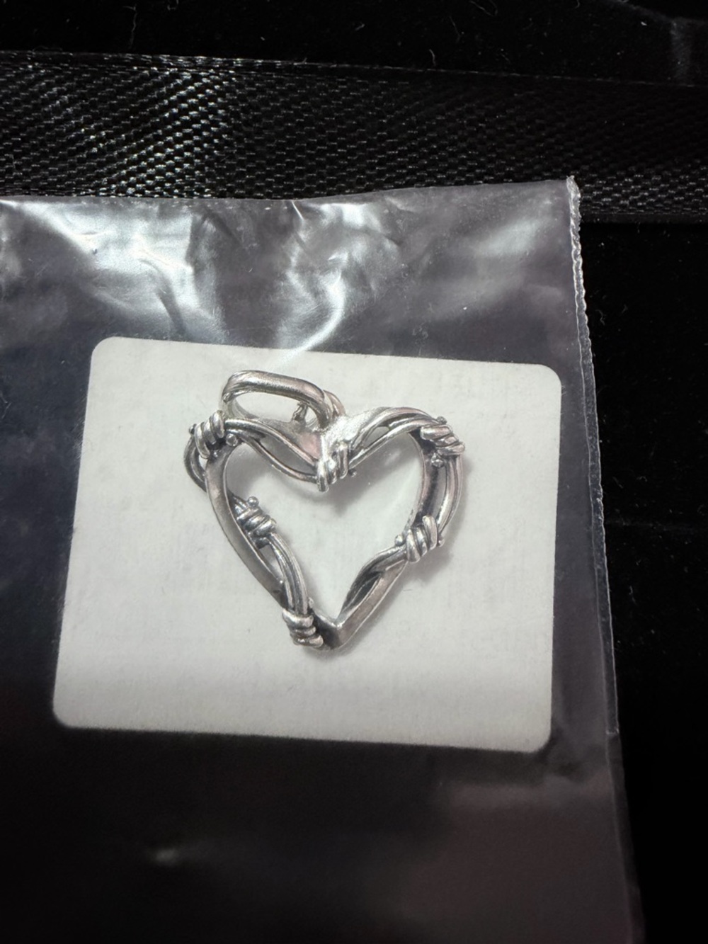 Pandora Silver Twisted Heart Charm